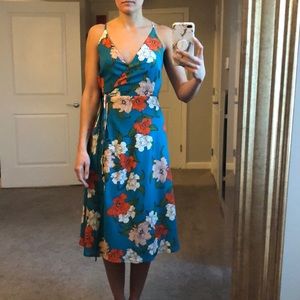 Lulus Floral wrap dress